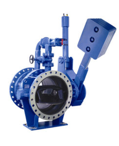 Bieccentric Butterfly Valve with Counterweight